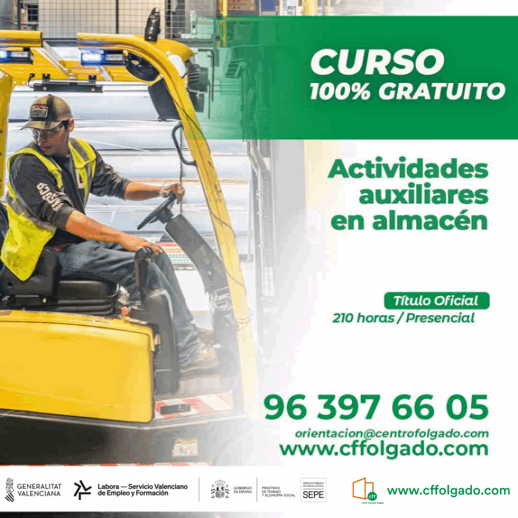 Actividades auxiliares en almacén