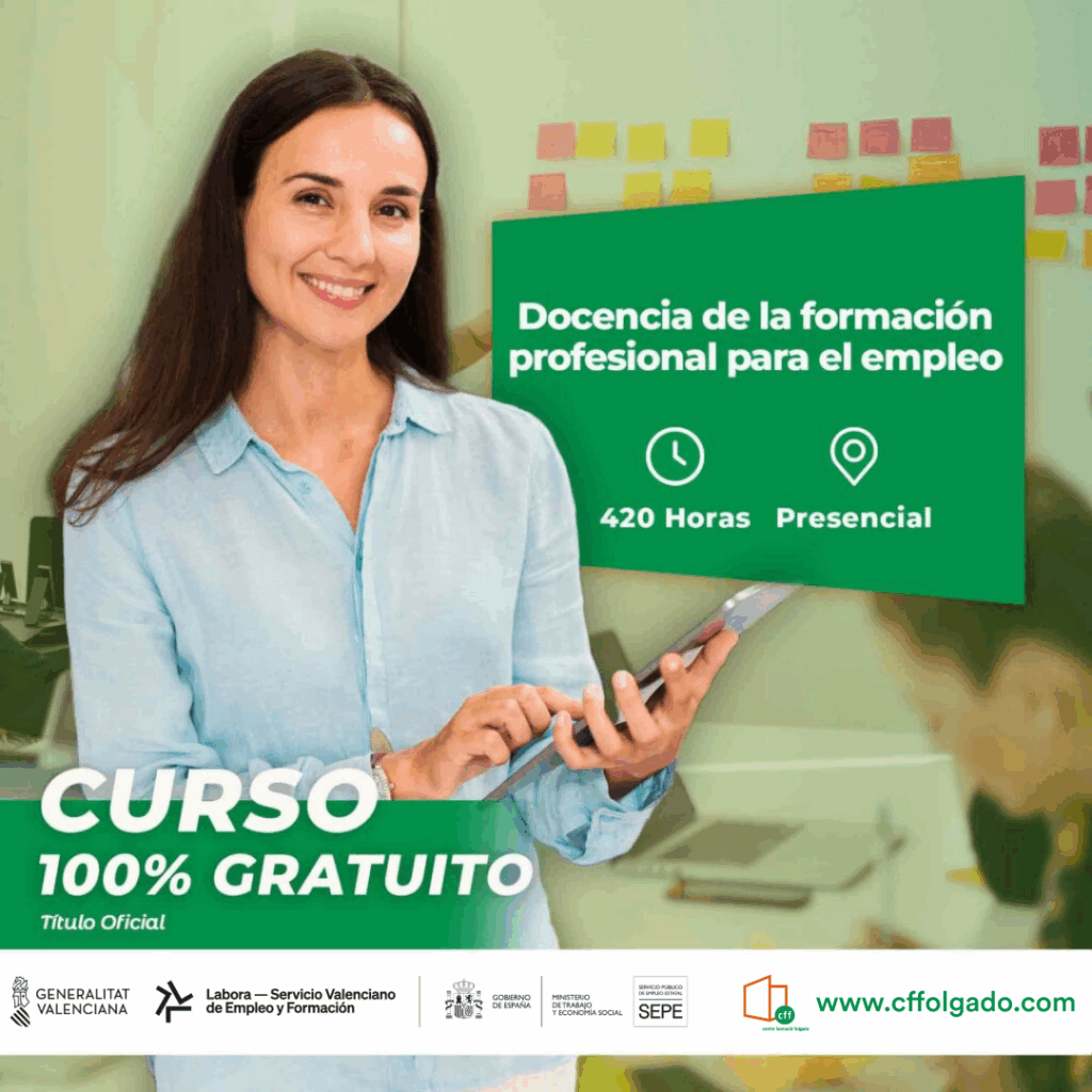Docencia de la formación profesional para el empleo