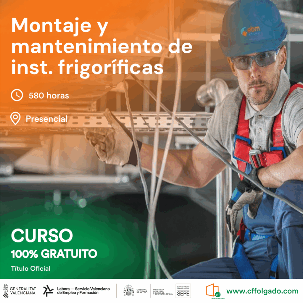 Montaje y mantenimiento de inst. frigoríficas