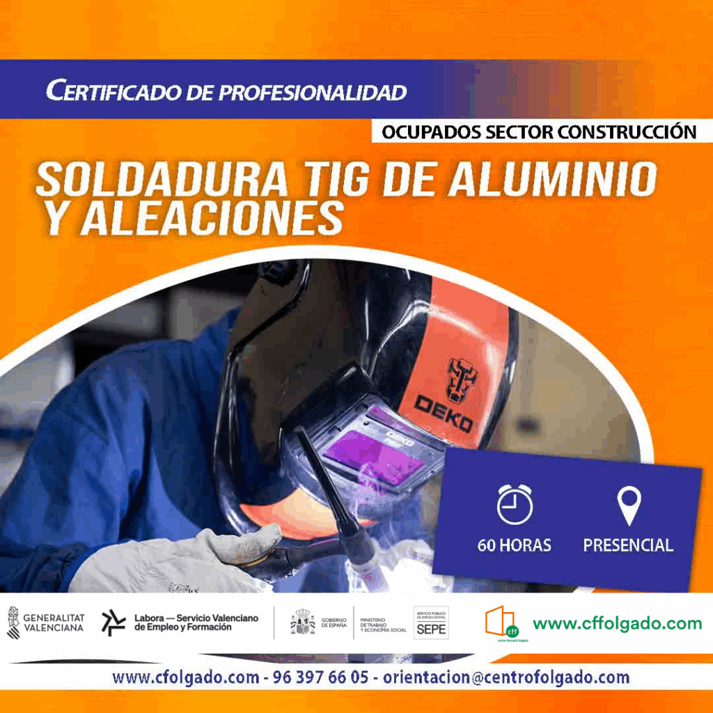Soldadura TIG de aluminio y aleaciones