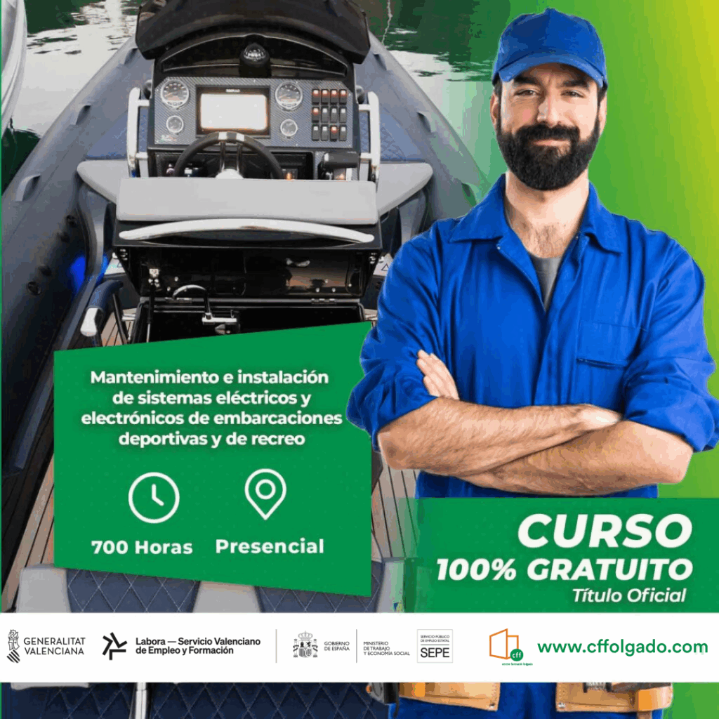 Mant. e Inst. de sistemas eléctricos y electrónicos de embarcaciones deportivas y de recreo