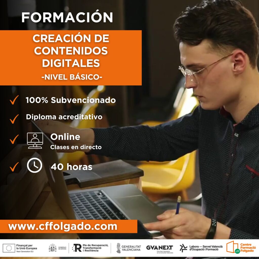 Creación de contenidos digitales